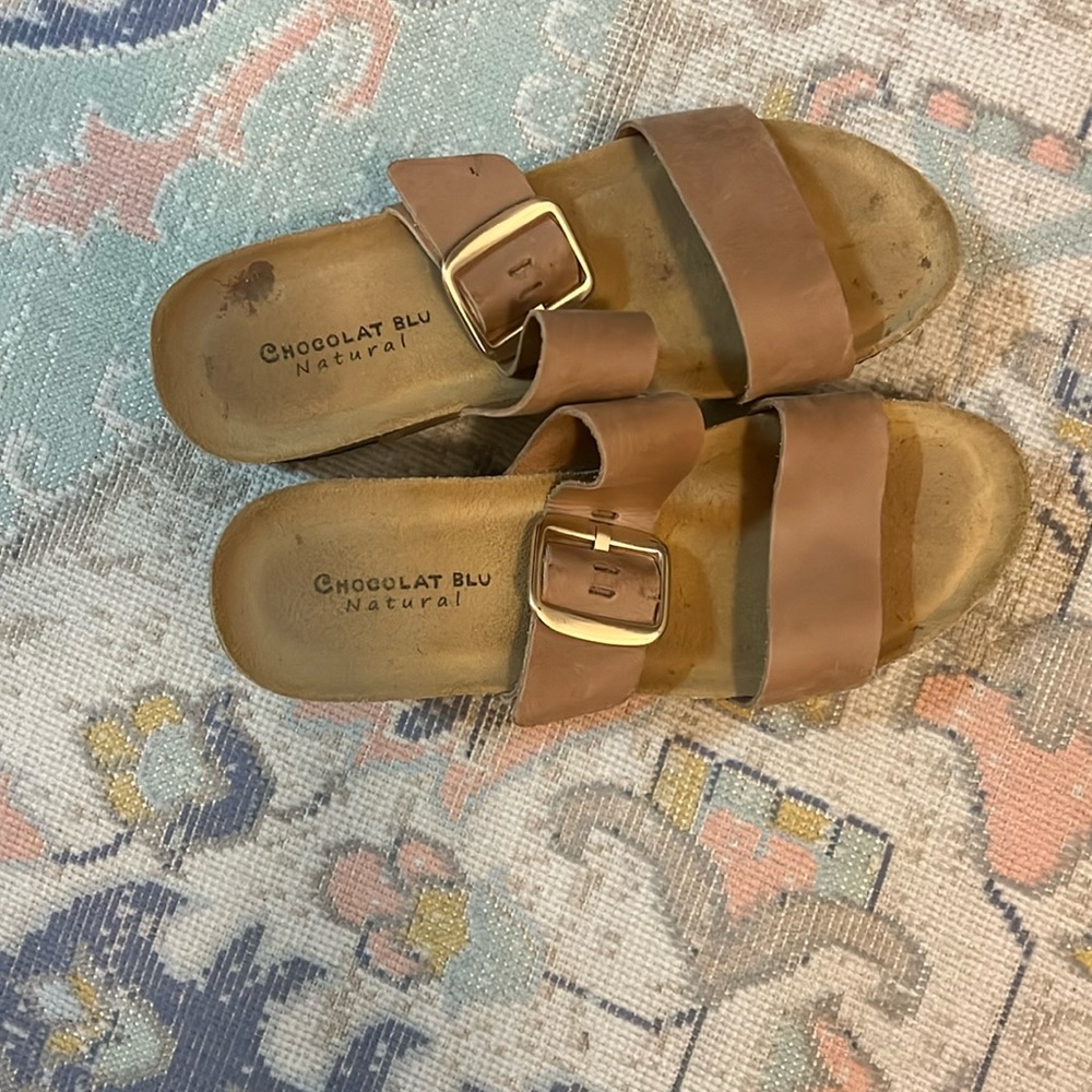 2” wedge sandals